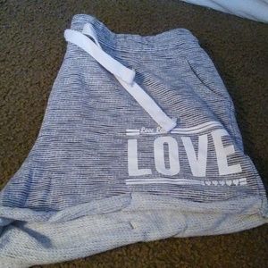 🎉🎉Price Drop🎉🎉Grey Love Me Shorts